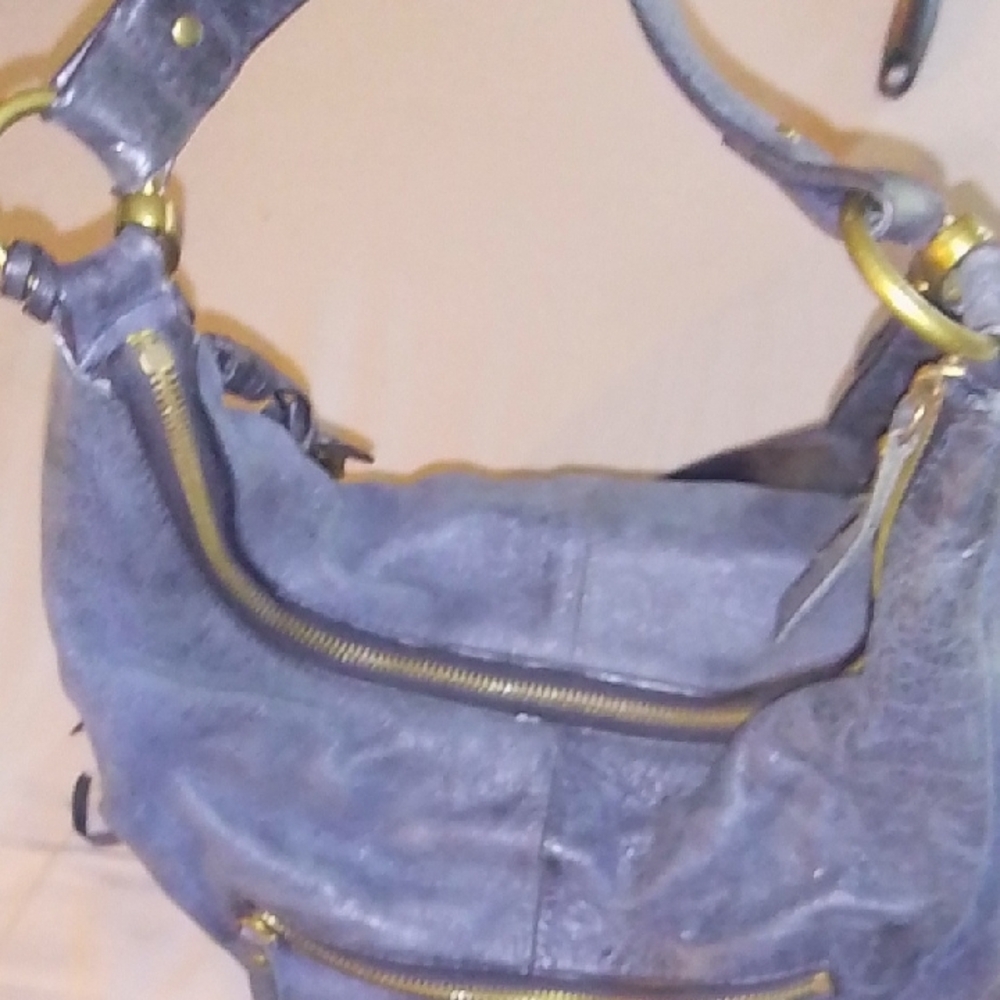 Lucky Brand Black Hobo Bag with Fringe - Picture 10 of 14